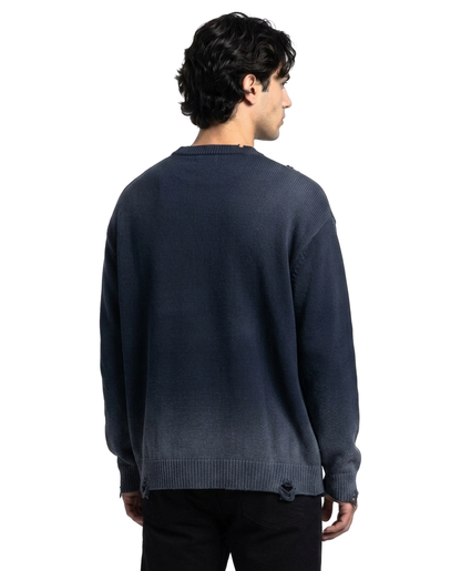 EMETH BRESLEV | Crewneck Distressed Coton Lourd 425G