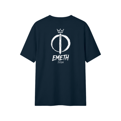 T-shirt Signature EMETH™ – Édition Graffiti | 240 GSM