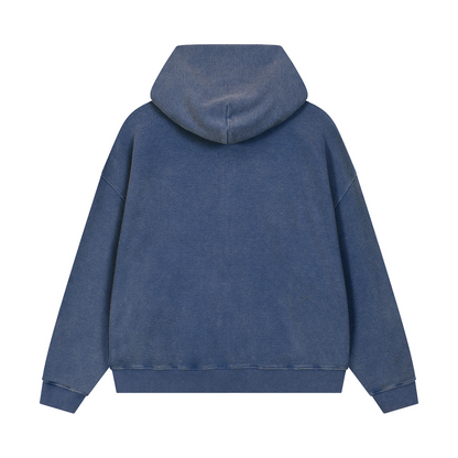 EMETH UNI | Sweat à Capuche Délavé Premium 380 g/m²
