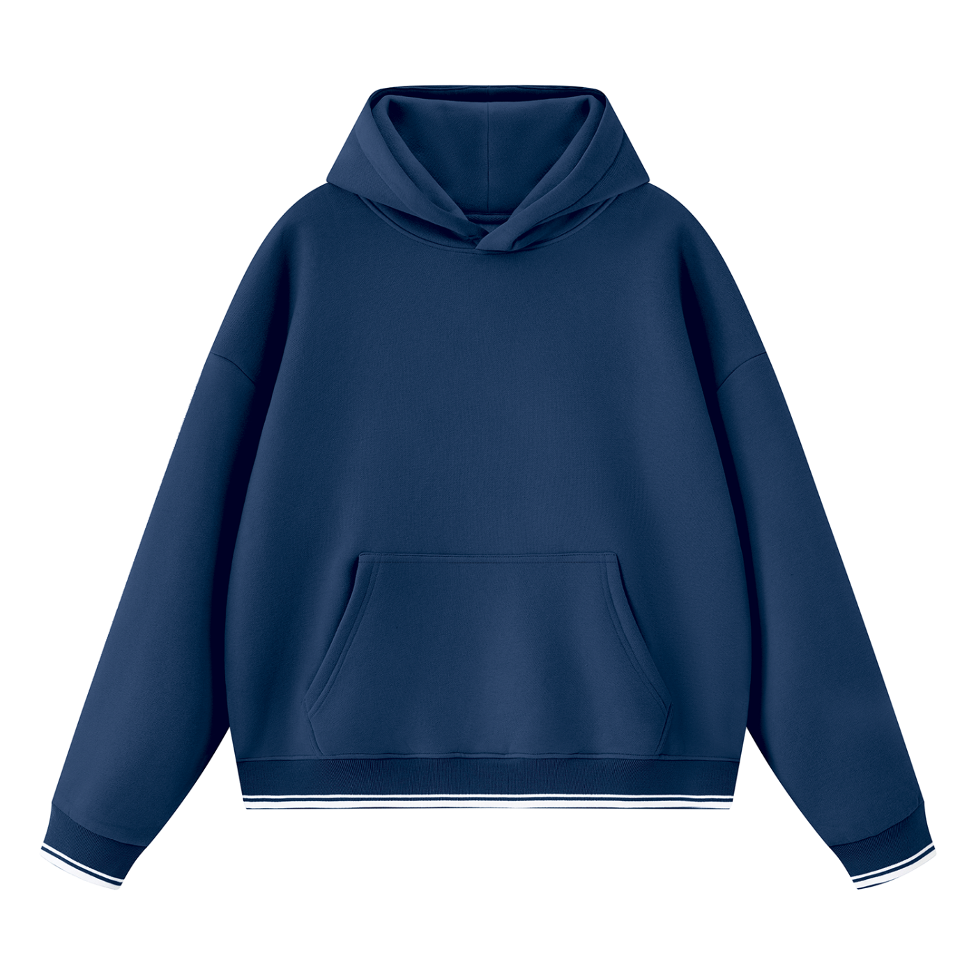 EMETH UNI | Sweat à Capuche Contrasté Oversize 345 g/m²