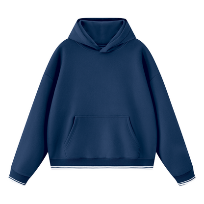 EMETH UNI | Sweat à Capuche Contrasté Oversize 345 g/m²