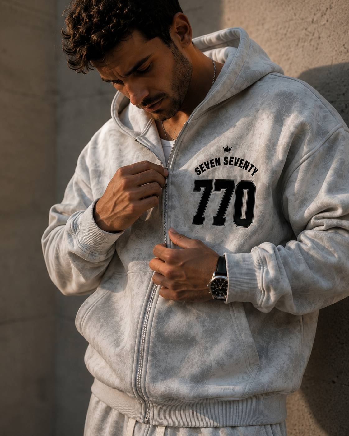 EMETH 770 Vintage Zip Hoodie