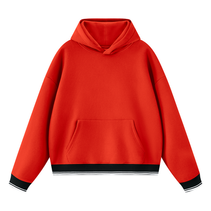 EMETH UNI | Sweat à Capuche Contrasté Oversize 345 g/m²