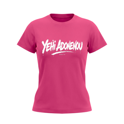 EMETH 770 | T-shirt Femme Ajusté Yehi Adonenou 230G