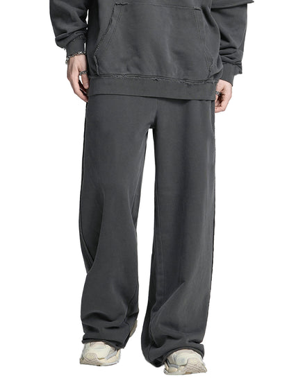 EMETH™ Jogger Snow Wash Bords Bruts | Pantalon Oversize