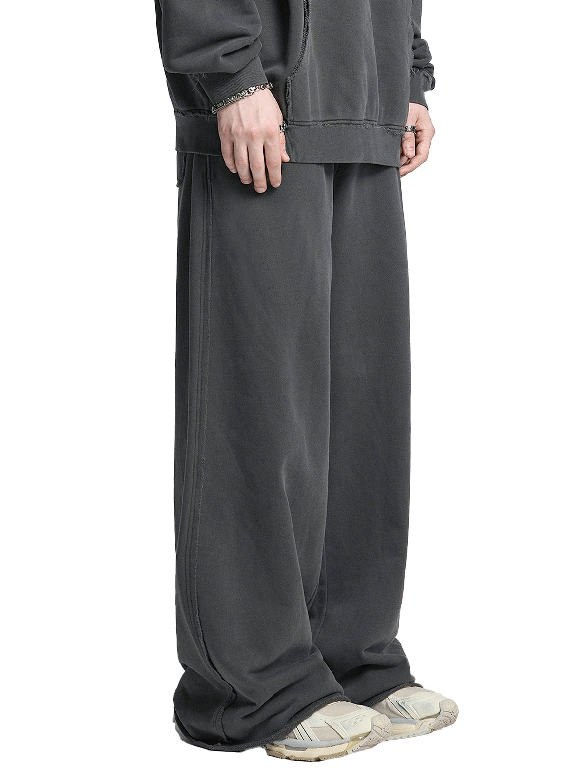 EMETH™ Jogger Snow Wash Bords Bruts | Pantalon Oversize