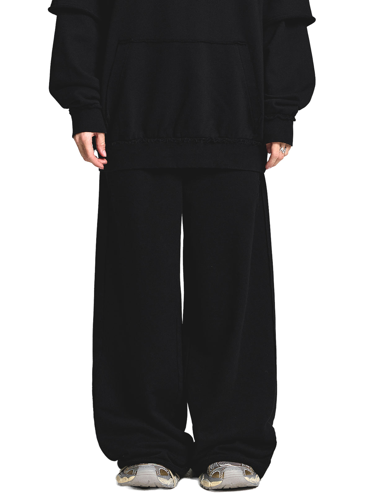 EMETH™ Jogger Snow Wash Bords Bruts | Pantalon Oversize