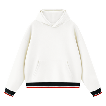 EMETH UNI | Sweat à Capuche Contrasté Oversize 345 g/m²
