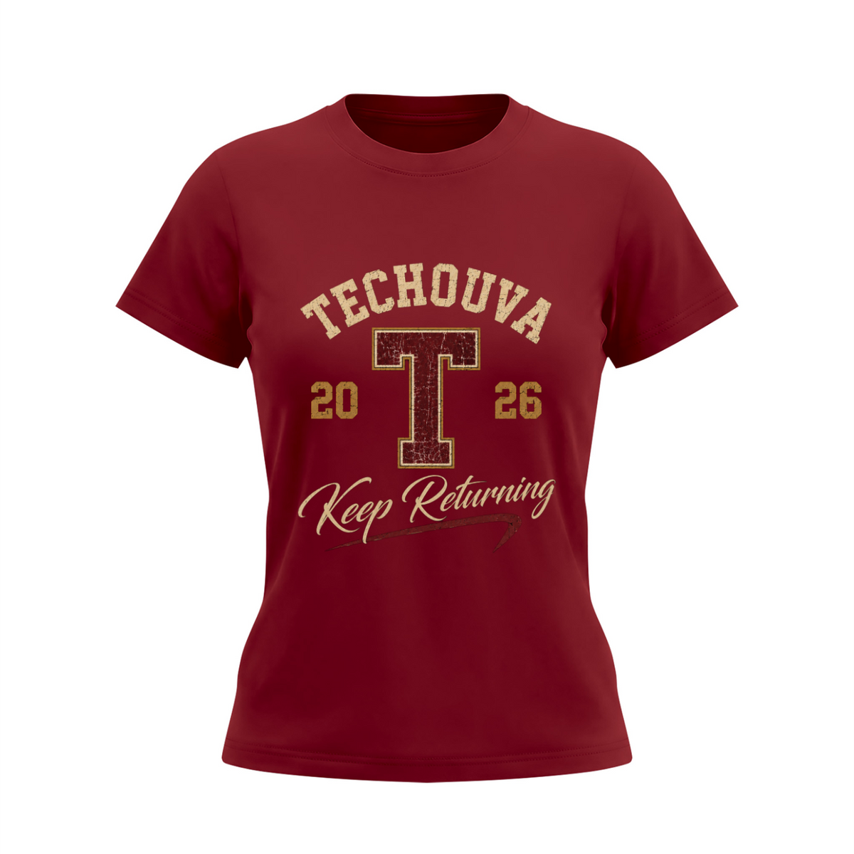 T-shirt Femme EMETH Techouva – Keep Returning Premium Slim Fit 230G
