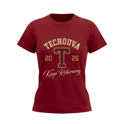 T-shirt Femme EMETH Techouva – Keep Returning Premium Slim Fit 230G