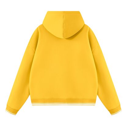 EMETH UNI | Sweat à Capuche Contrasté Oversize 345 g/m²