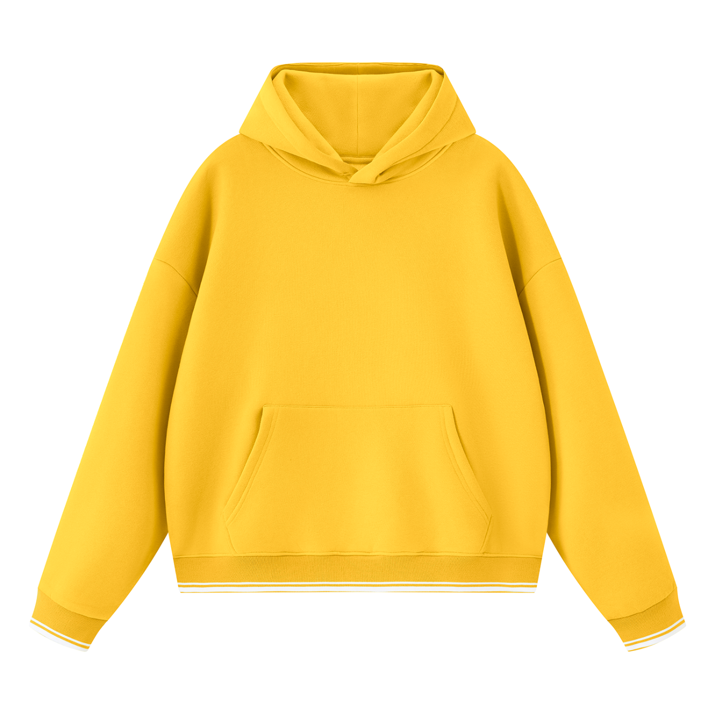 EMETH UNI | Sweat à Capuche Contrasté Oversize 345 g/m²