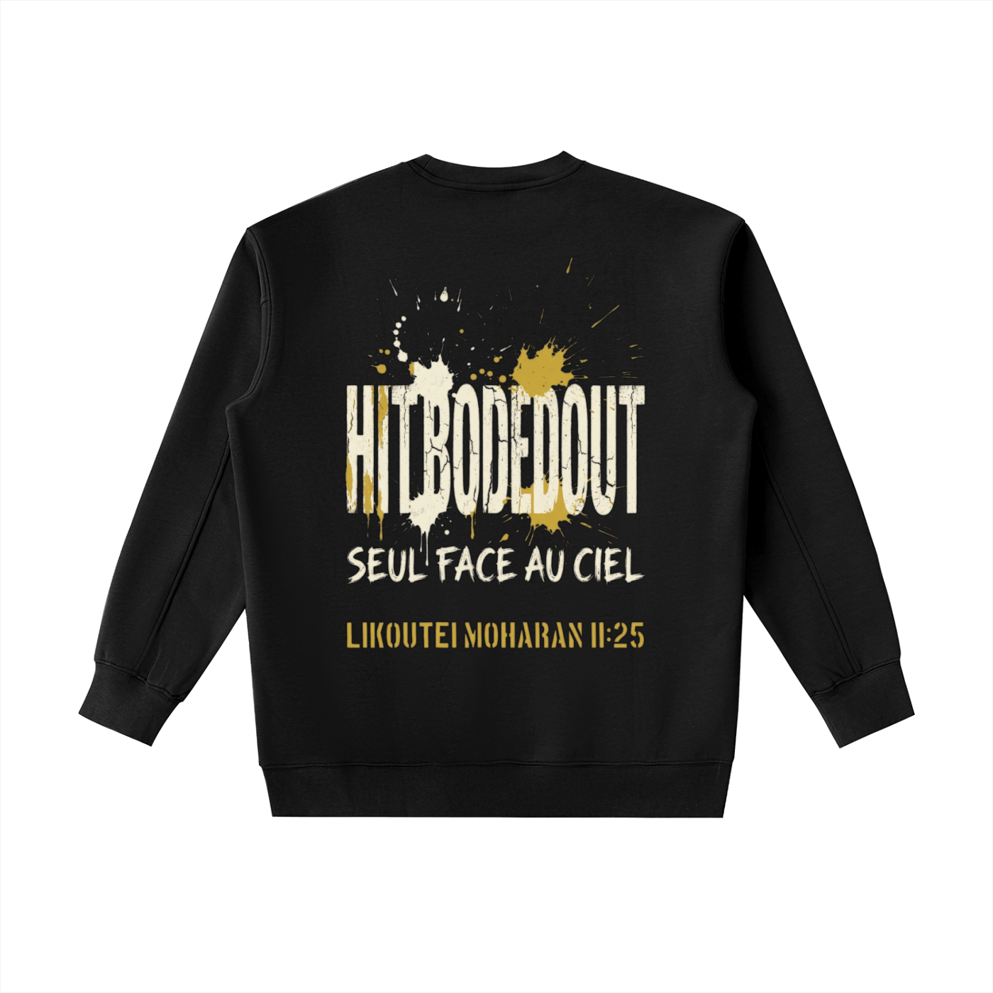 EMETH™ 148 HITBODEDOUT — Sweat Col Rond - Noir / S - EMETH