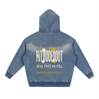 EMETH™ 148 HITBODEDOUT — Hoodie Zippé - Noir / S - EMETH