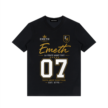 T-shirt Homme EMETH Heritage 07 – V-Neck Premium Slim Fit 230G