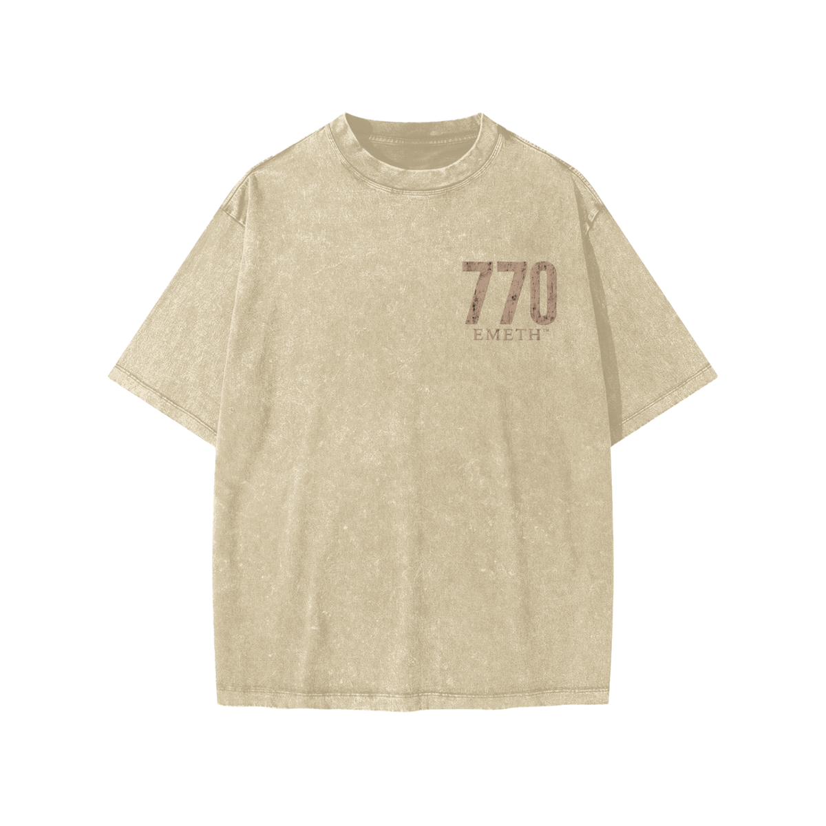 T-shirt Enfant Snow Washed 770 Signature – 270 GSM | EMETH Kids