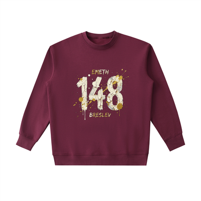 EMETH™ 148 HITBODEDOUT — Sweat Col Rond - Rouge terne / S - EMETH