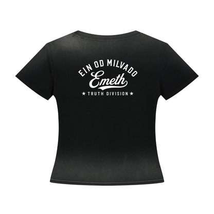 EMETH Ein Od Milvado | T-shirt Femme Délavé Soleil