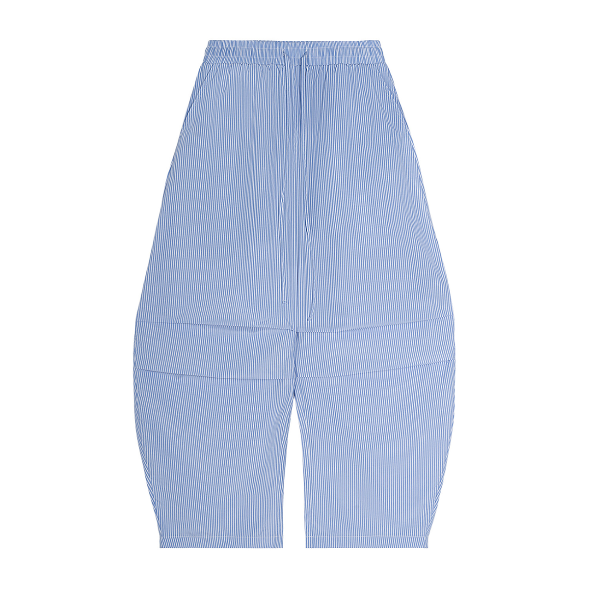 EMETH™ Pantalon Barrel Rayé | Coupe Fuselée Oversize