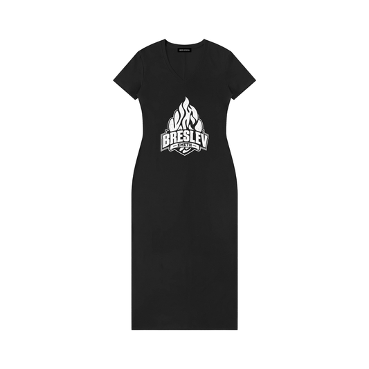 EMETH BRESLEV | Robe Longue Col V