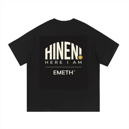 EMETH™ — T-Shirt Hineni - Noir / S - EMETH