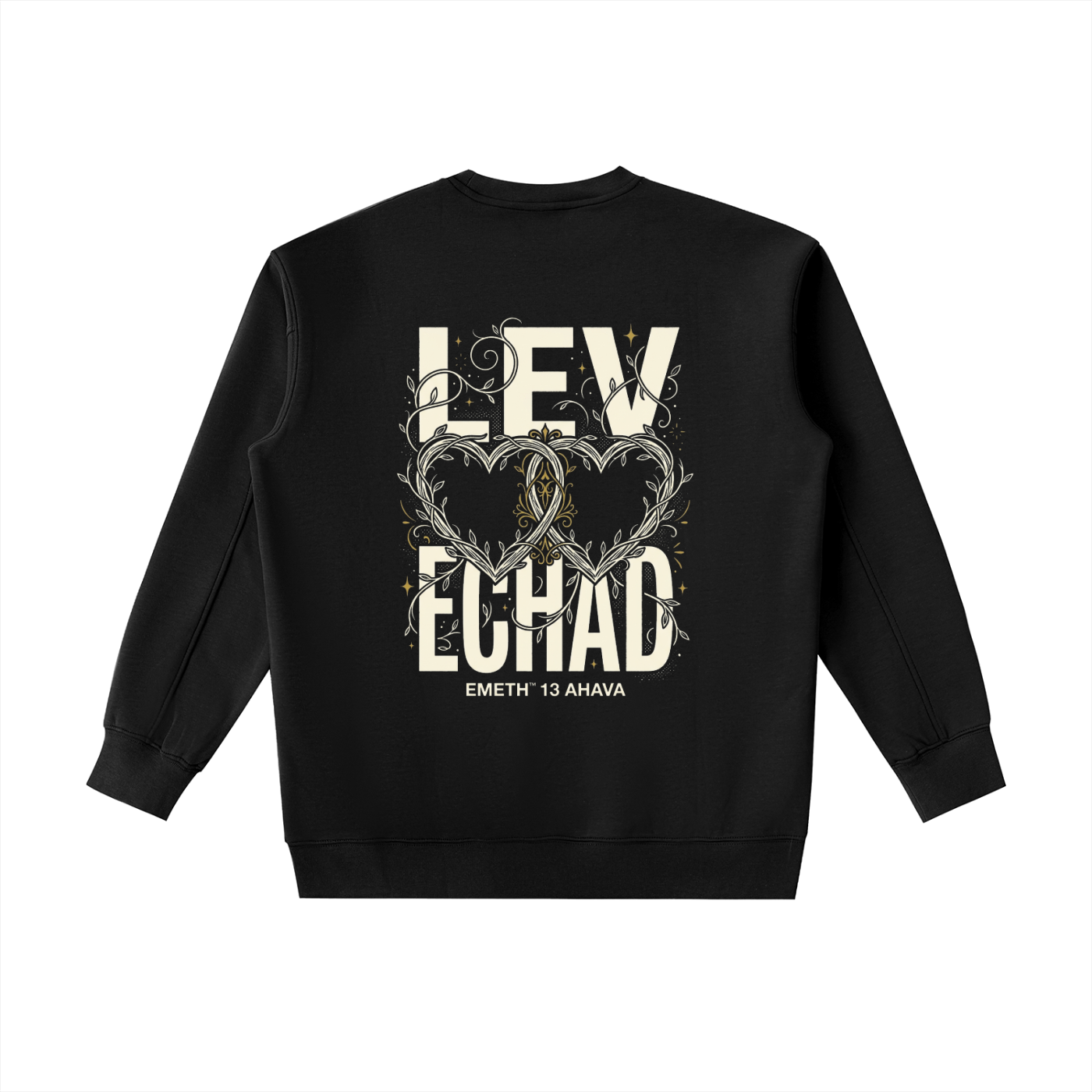 EMETH™ 13 Ahava — Sweat Col Rond Unity - Noir / S - EMETH