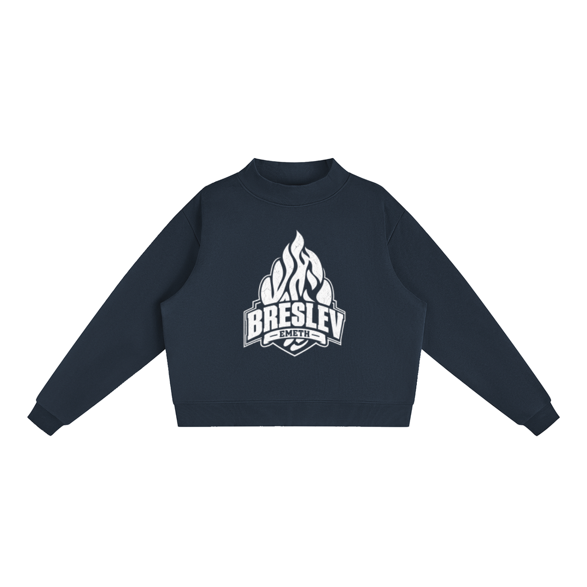 Sweat Femme EMETH™ Breslev Flamme Col Monté