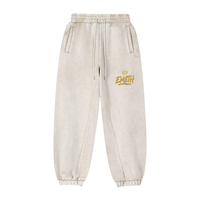 EMETH Vintage Washed Jogger — Gold Crown Edition - Abricot doux / S - EMETH