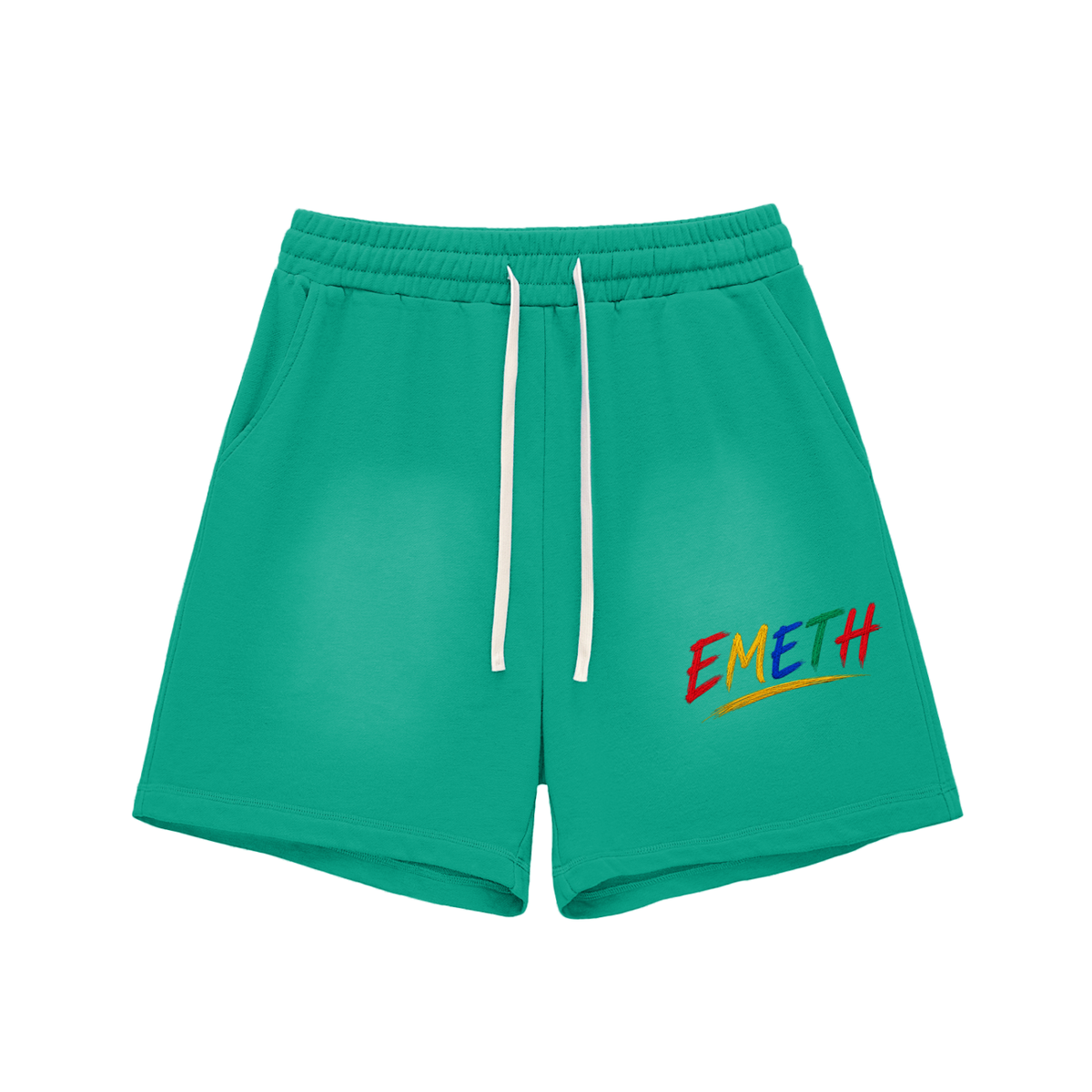 EMETH Essentials | Short Délavé Bords Bruts