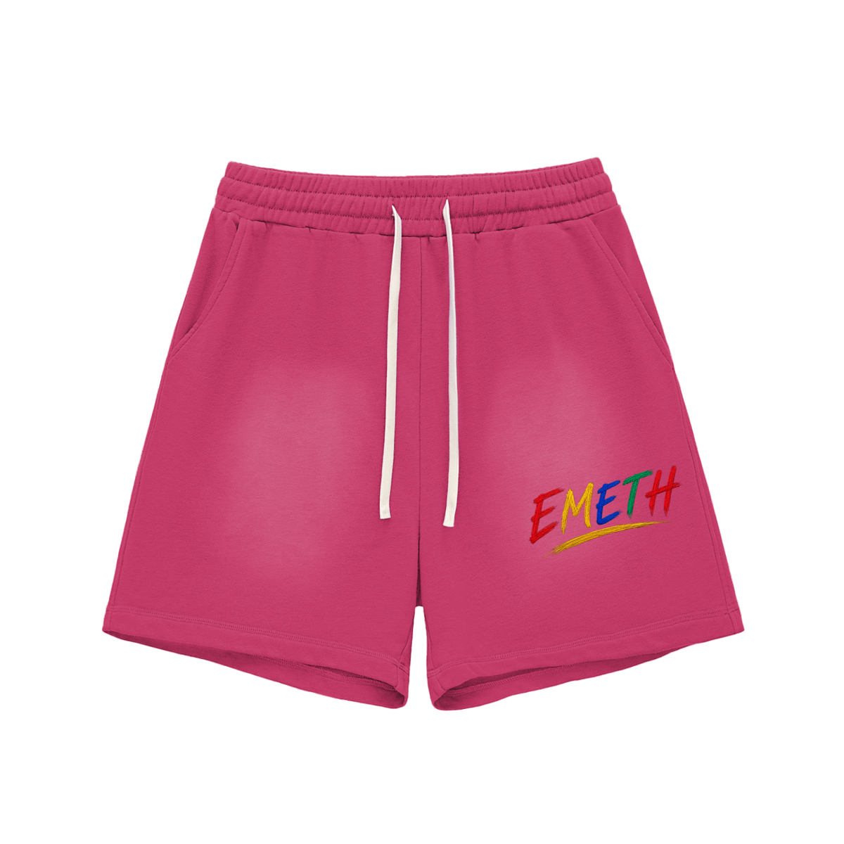 EMETH Essentials | Short Délavé Bords Bruts