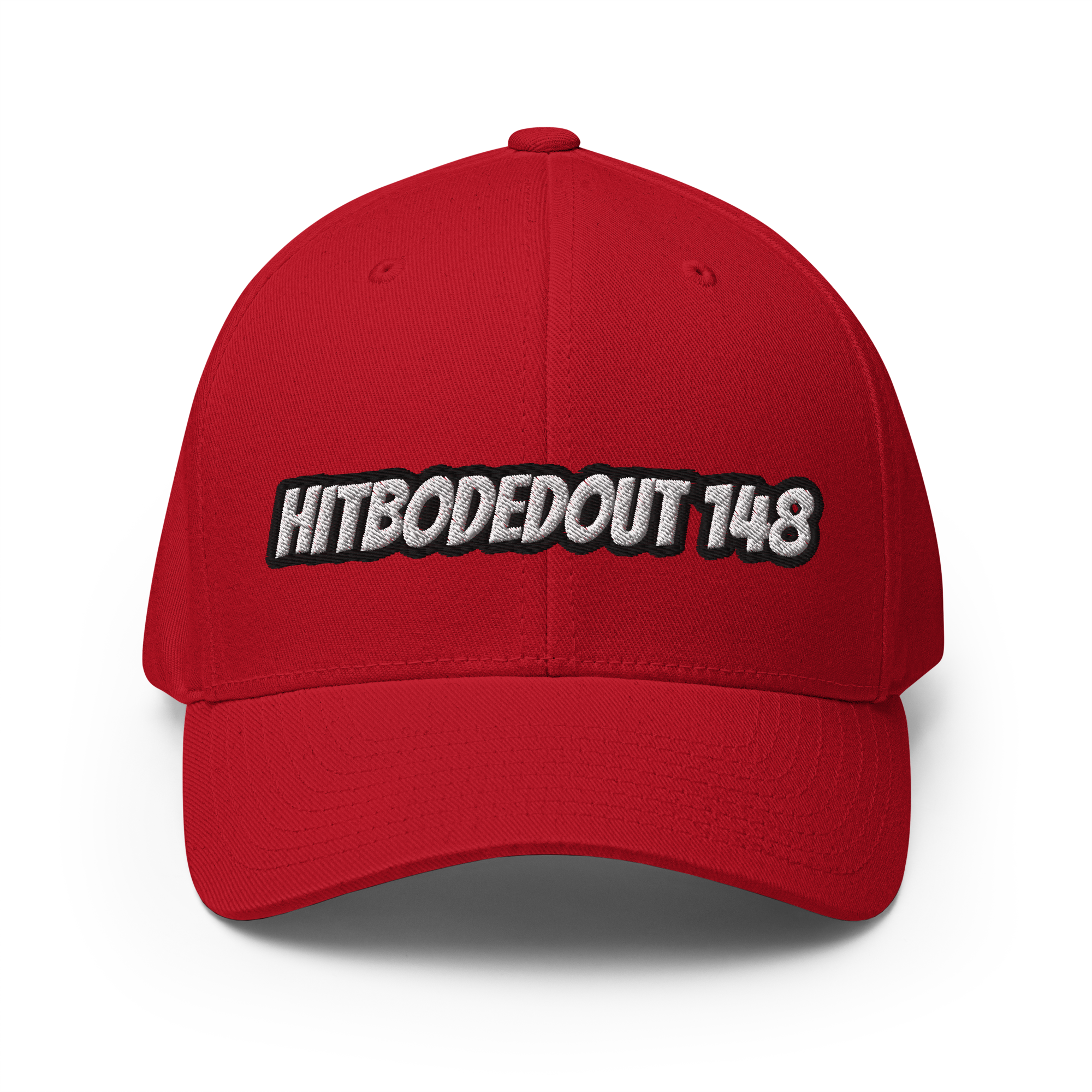 EMETH™ 148 HITBODEDOUT — Casquette Brodée - Rouge / S/M - EMETH