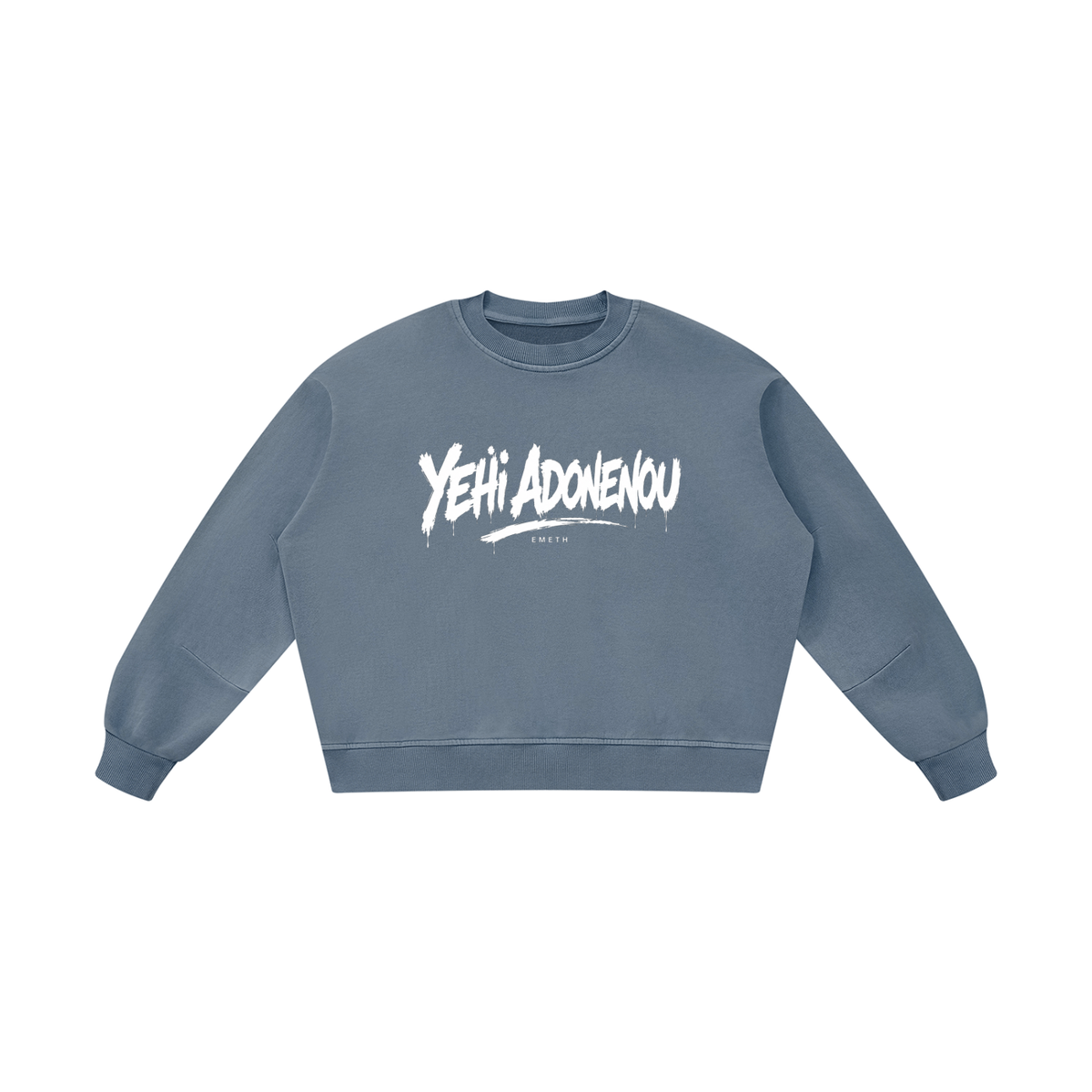 EMETH 770 Yehi Adonénou | Sweat Col Rond Boxy