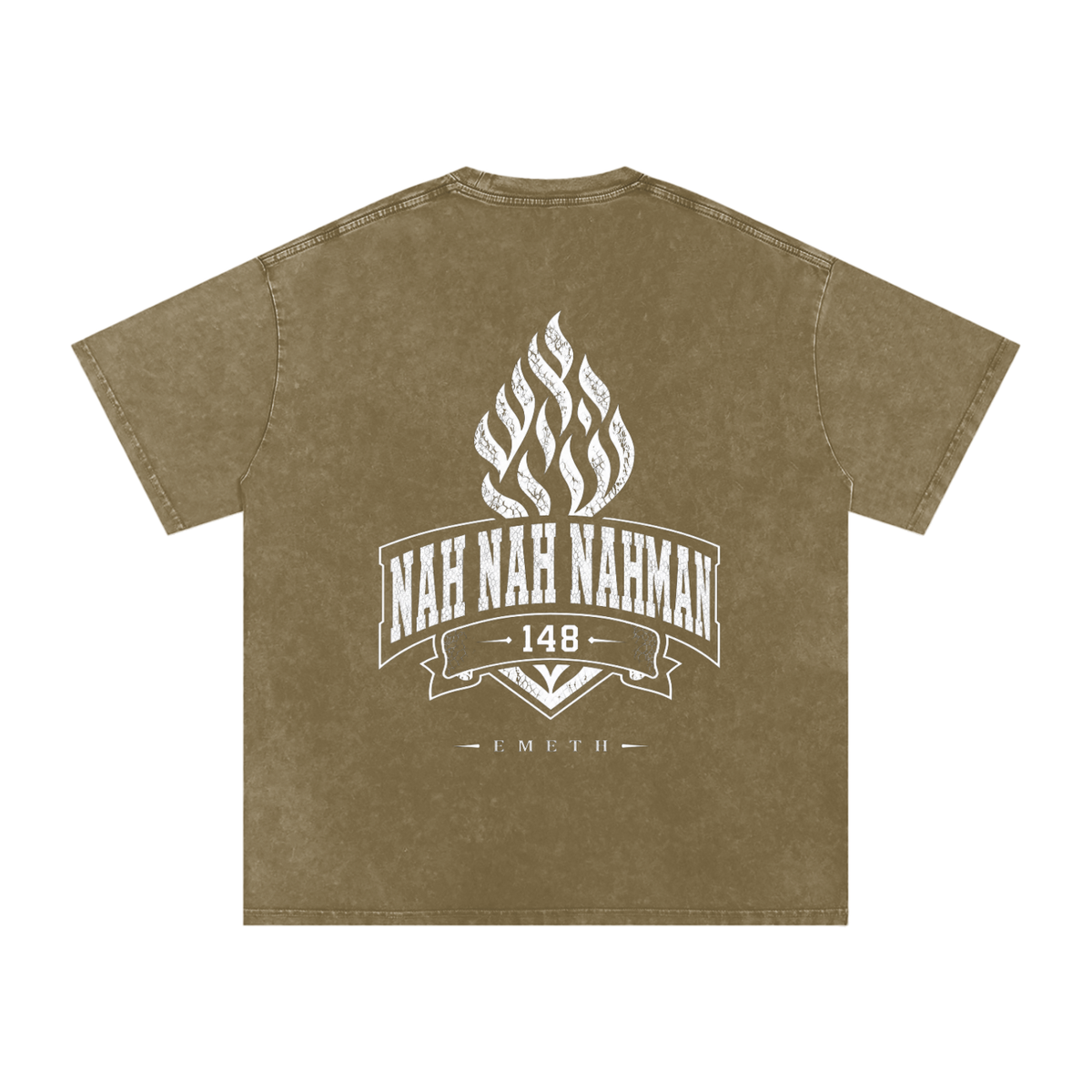 EMETH NAH NAH NAHMAN | T-shirt Snow Wash