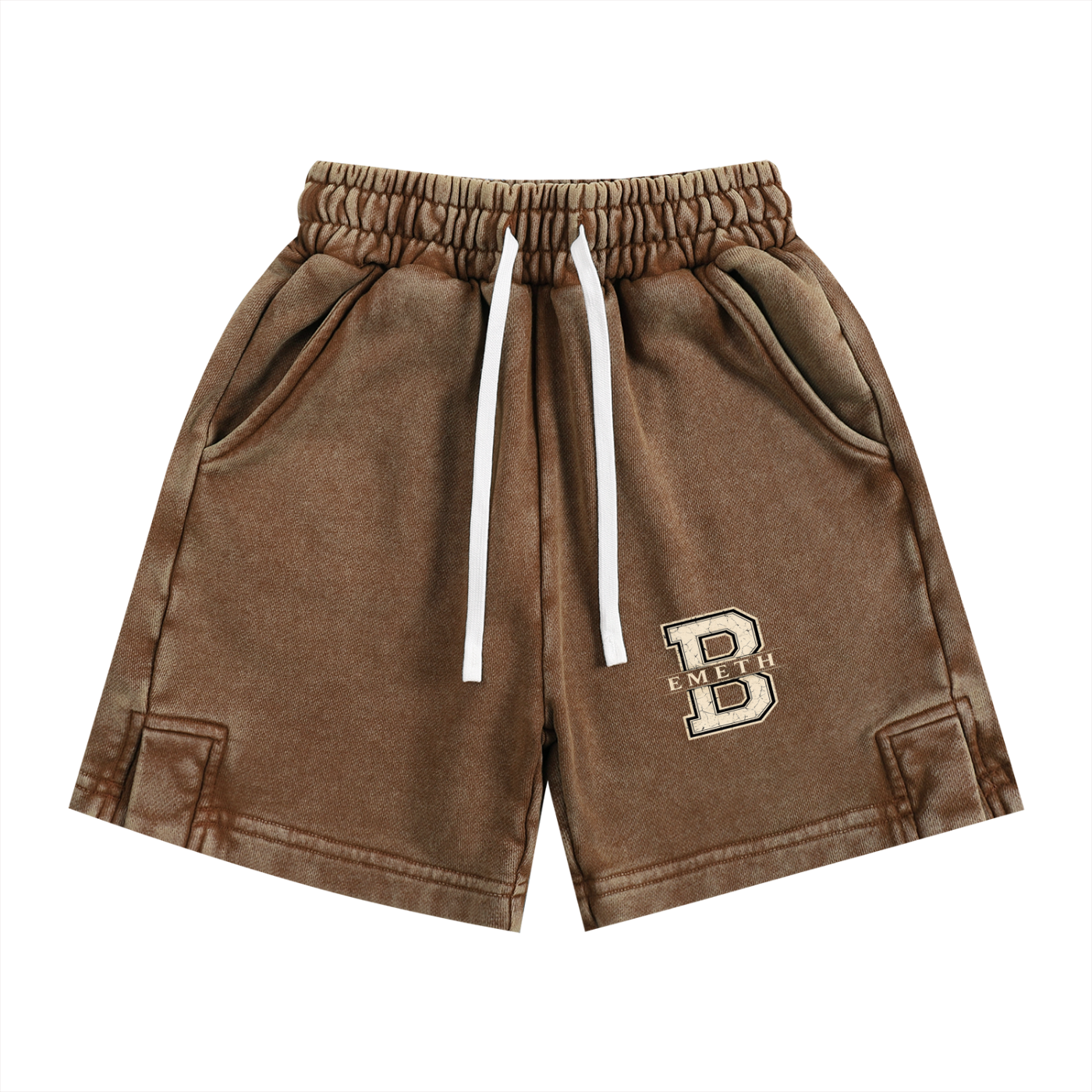 Short Enfant Snow Washed Varsity B – 290 GSM | EMETH Kids