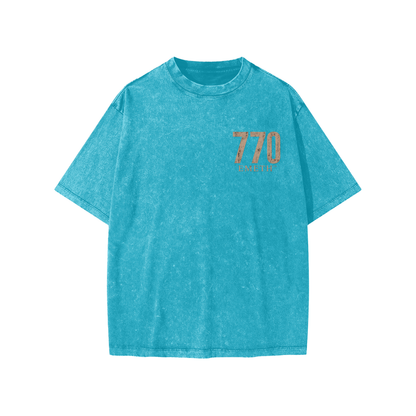 T-shirt Enfant Snow Washed 770 Signature – 270 GSM | EMETH Kids