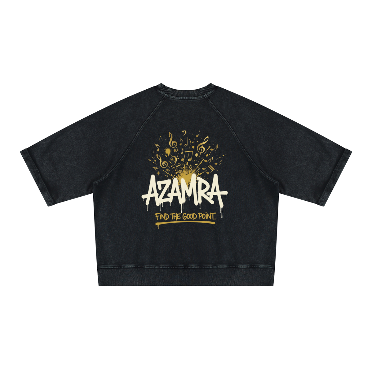 EMETH™ AZAMRA 148 — Sweat Col Rond - Noir / S - EMETH