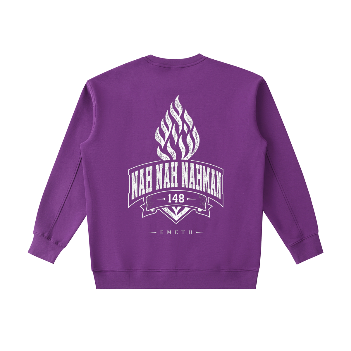 EMETH Essentials | Sweat Col Rond Flamme