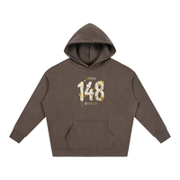 EMETH™ 148 HITBODEDOUT — Hoodie - Marron foncé / S - EMETH