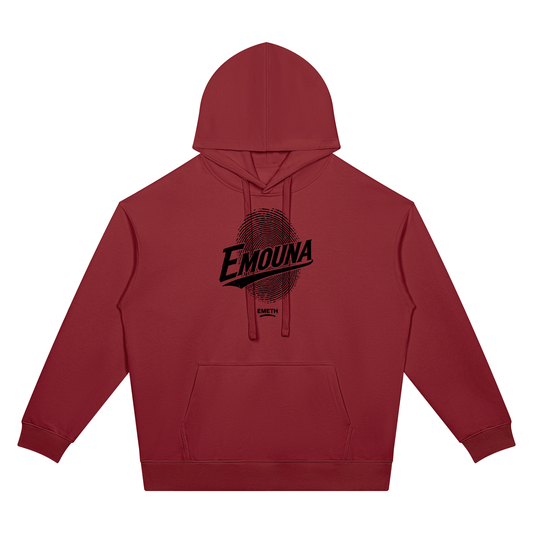 EMETH Emouna Empreinte | Hoodie Oversize Épaules Tombées