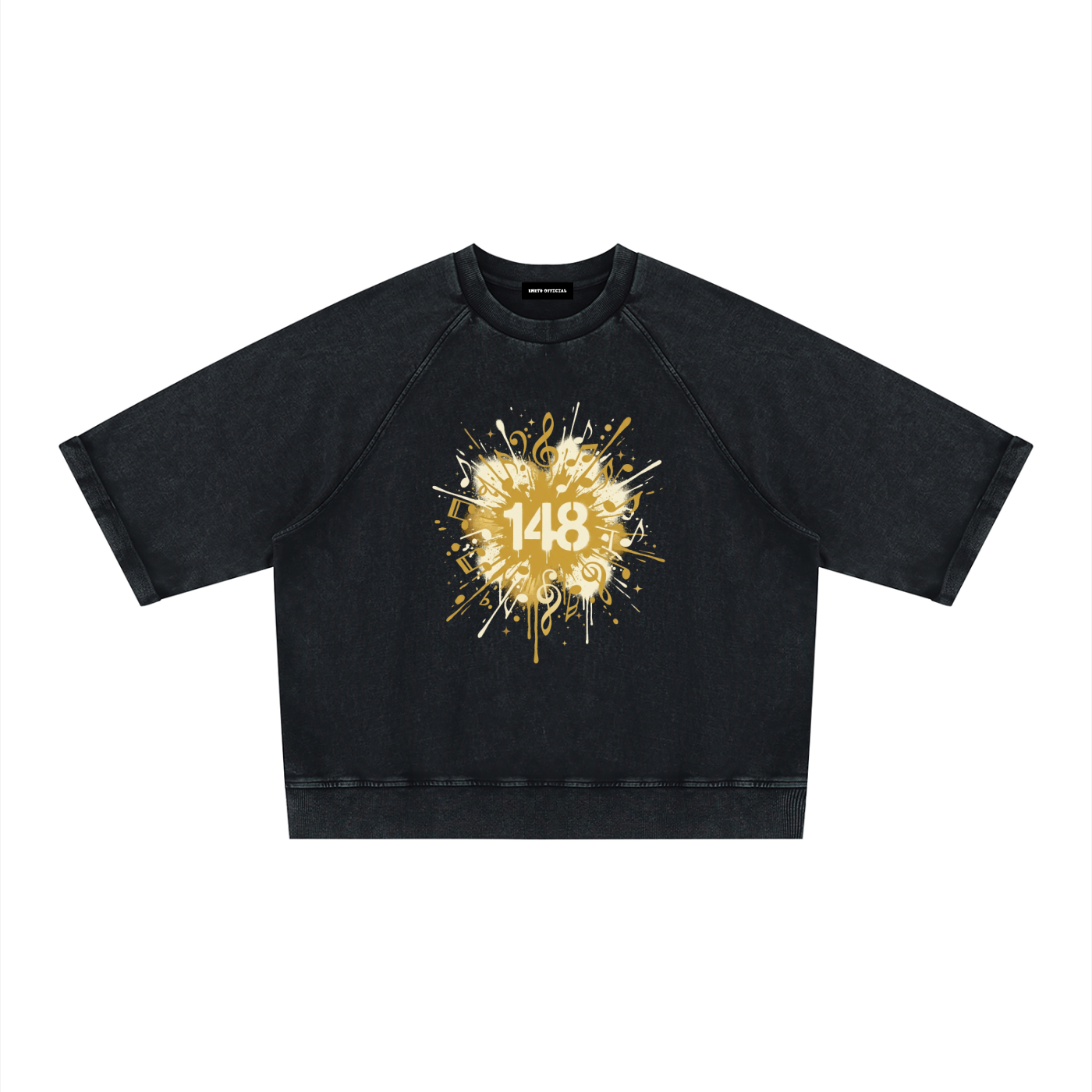EMETH™ AZAMRA 148 — Sweat Col Rond - Noir / S - EMETH