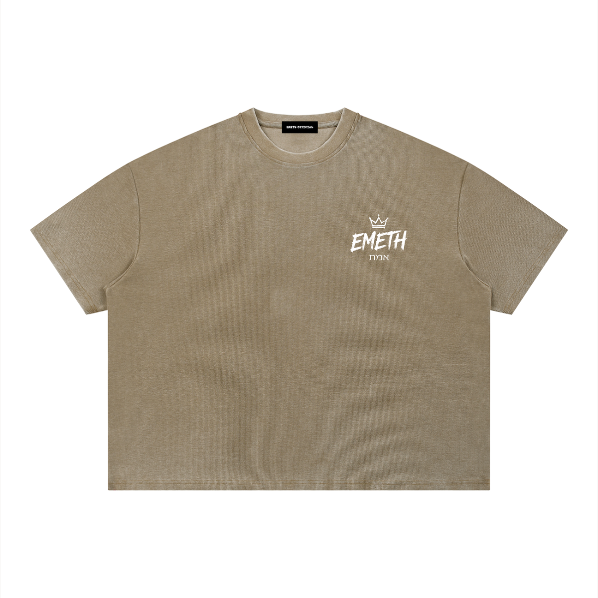 Ensemble EMETH Essential Washed Noir – T-shirt Oversized & Short Premium