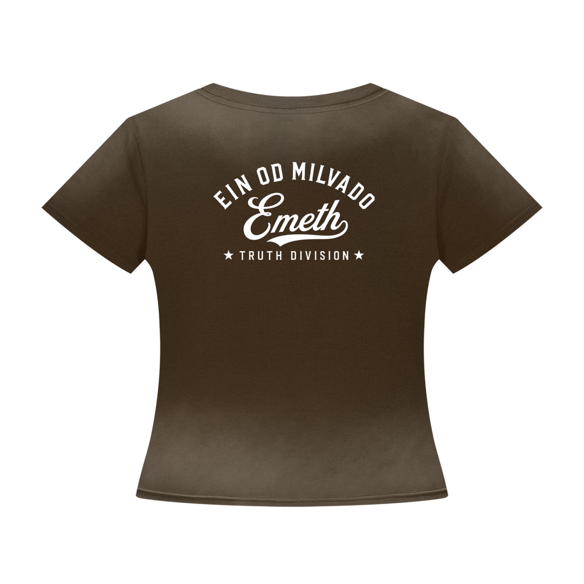 EMETH Ein Od Milvado | T-shirt Femme Délavé Soleil