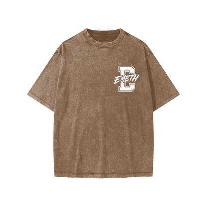 T-shirt Enfant Snow Washed Varsity E – 270 GSM | EMETH Kids