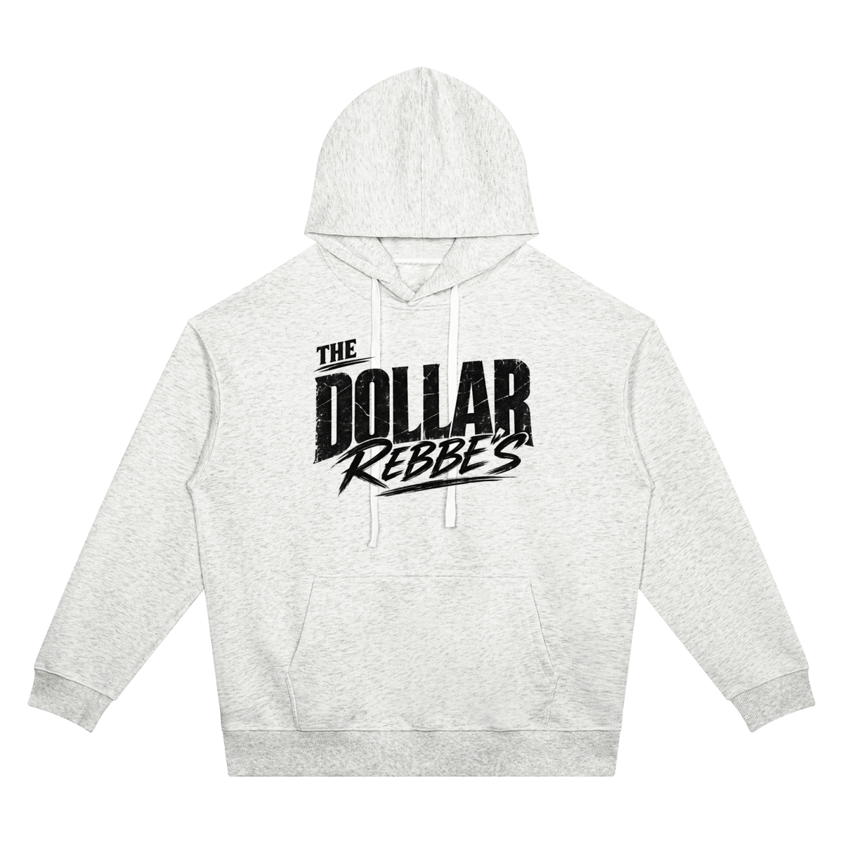 EMETH DOLLAR REBBE'S hoodie oversize gris chine devant