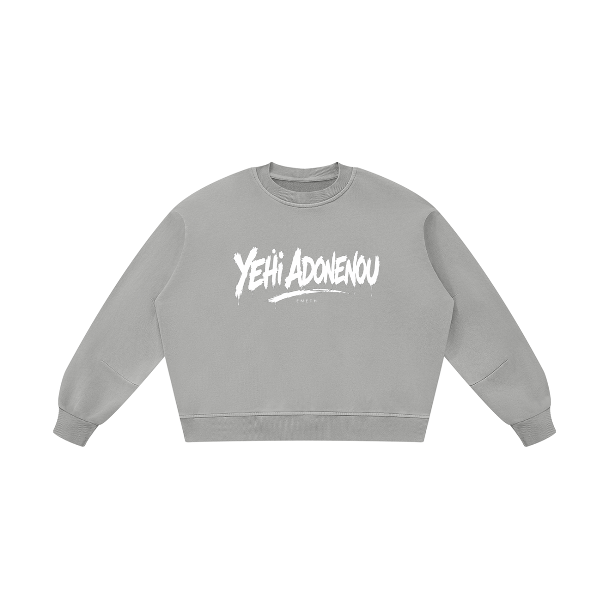 EMETH 770 Yehi Adonénou | Sweat Col Rond Boxy