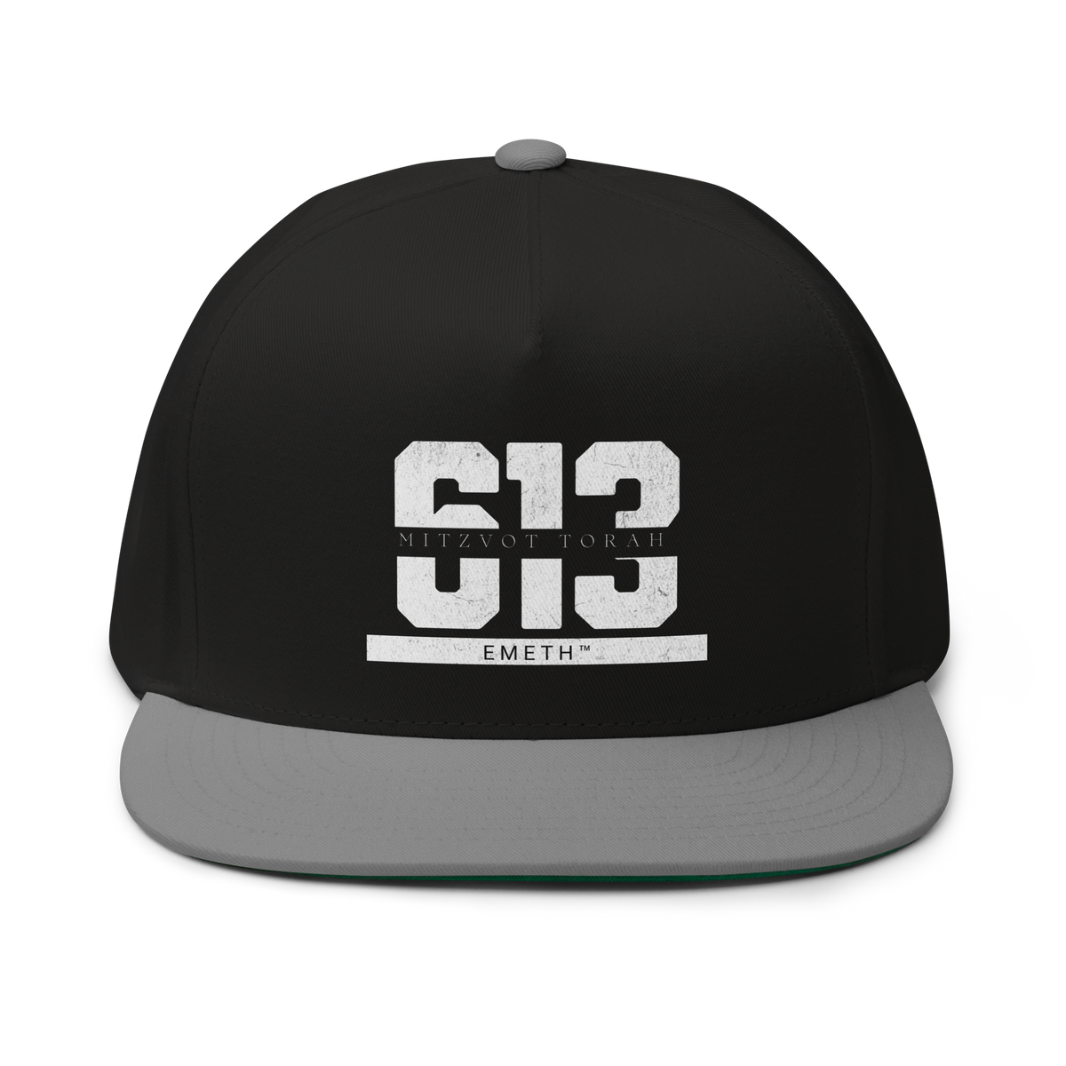 EMETH™ 613 Mitzvot Torah Cap - Noir / Gris - EMETH