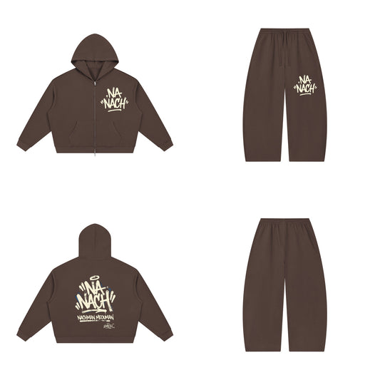 Ensemble EMETH NA'NACH Graffiti Café — sweat et pantalon, devant et dos
