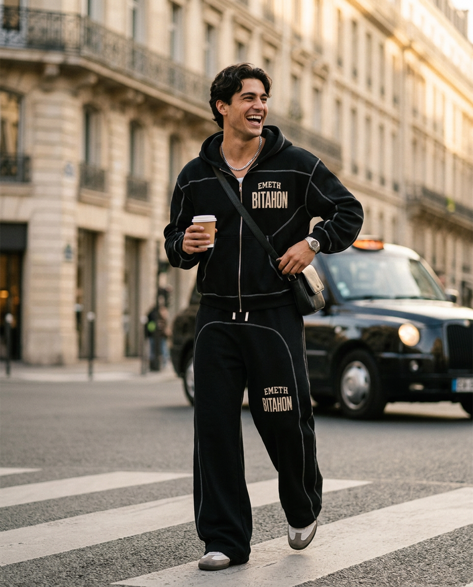 EMETH Pantalon Oversize Heavyweight 350 g/m² – Bitahon