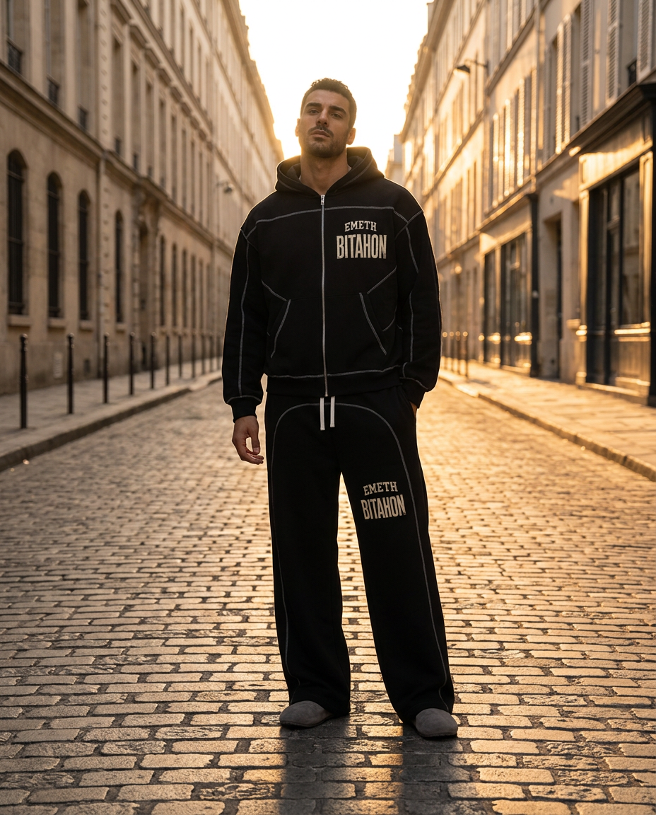 EMETH Pantalon Oversize Heavyweight 350 g/m² – Bitahon