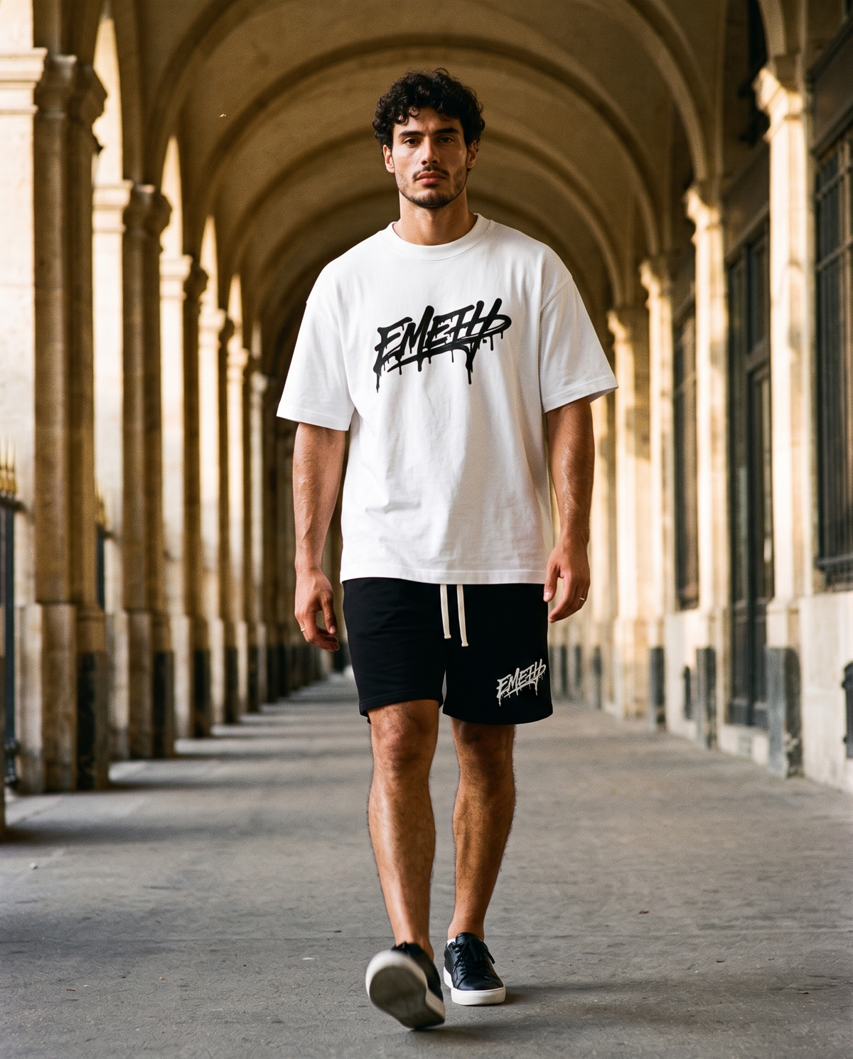EMETH Essential Heavyweight Shorts 380G – Short Premium Oversized en Coton